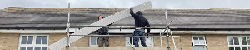 New roofline for a home in Newton