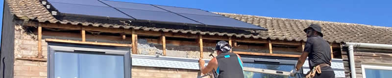 Anthracite grey uPVC shiplap fitted to a property in Bar Hill, Cambridge