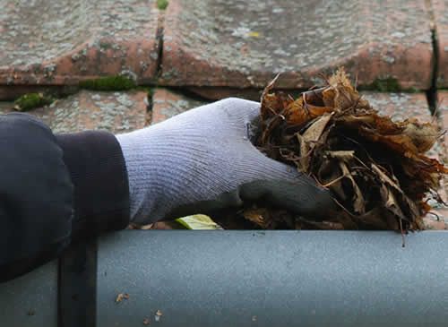 We repaired a broken valley tile and cleaned the guttering for a repeat customer in Cambridge