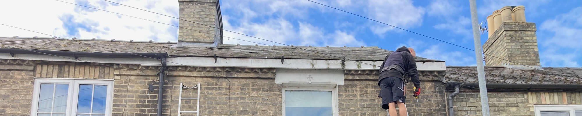 Roofer repair and new  fascias in Cambridge