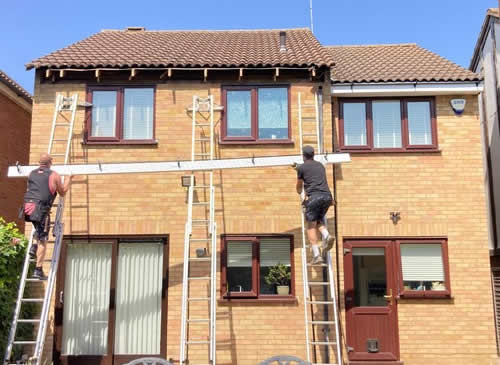 New uPVC fascias soffits and guttering fitted in Cherry Hinton Cambridge