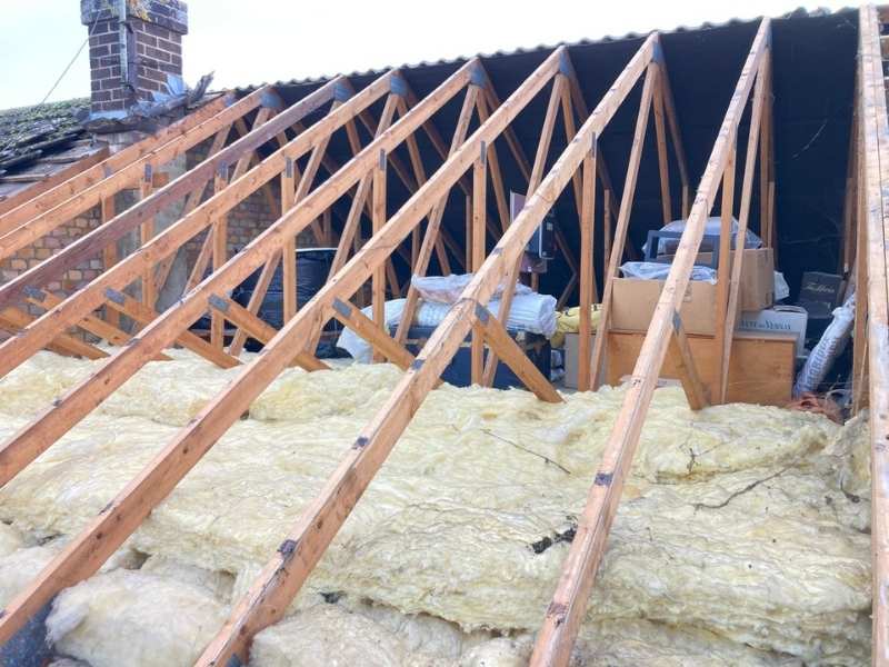 Browns Roofing repairing gable end tiles in Cherry Hinton Cambridge